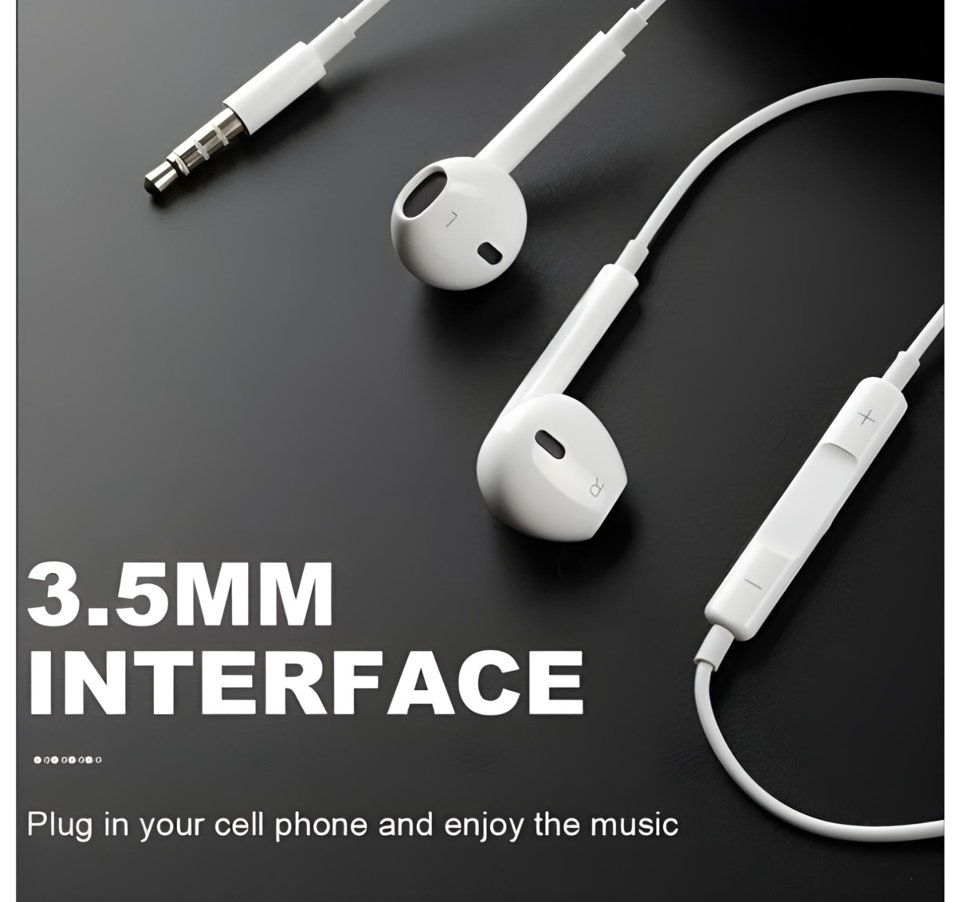 Wired EarPods With Mic (3.5MM Headphone Plug)