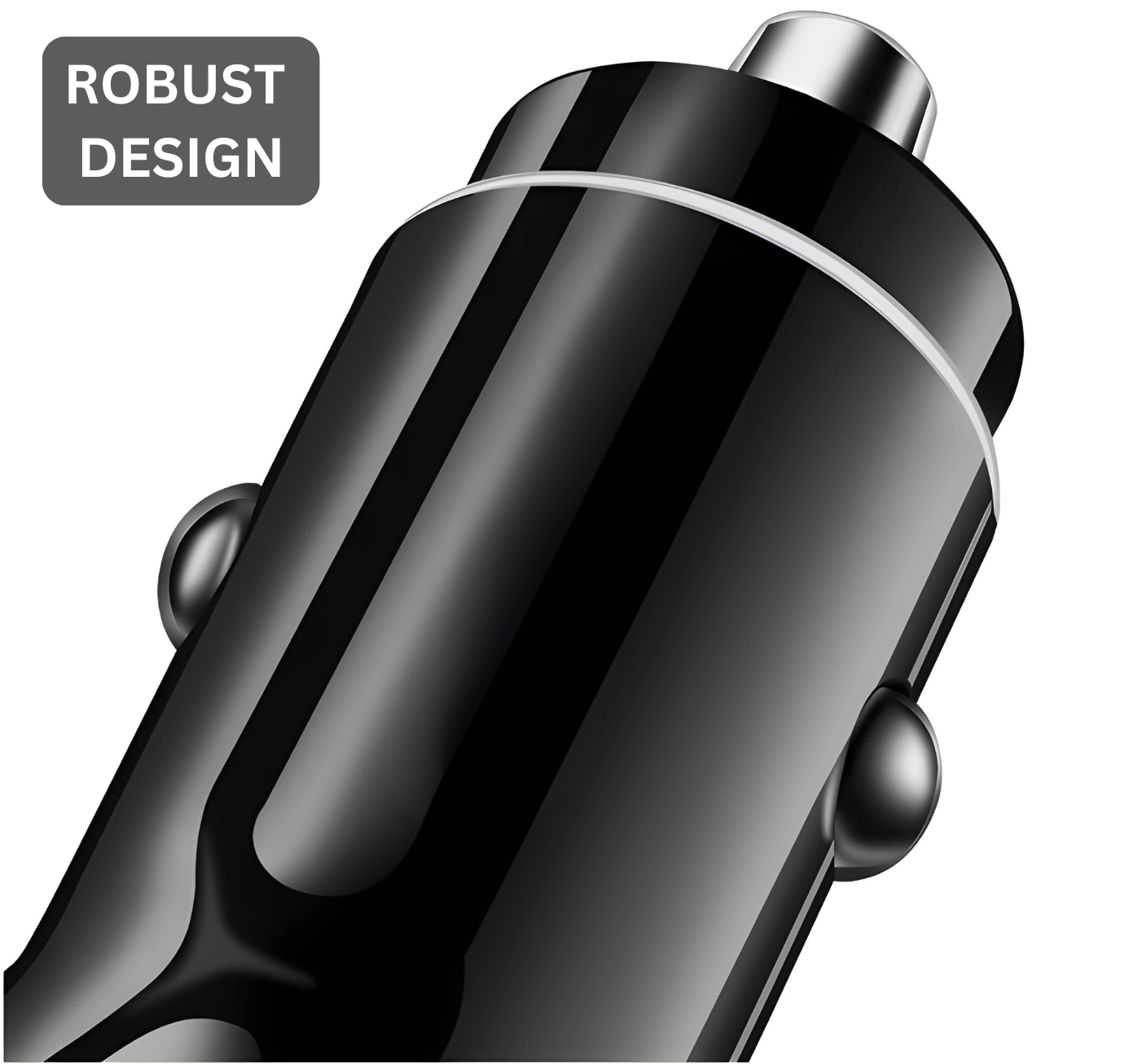Dual USB Car Charger | 12V Sleek Fit Adapter with 3.1A Fast Charge