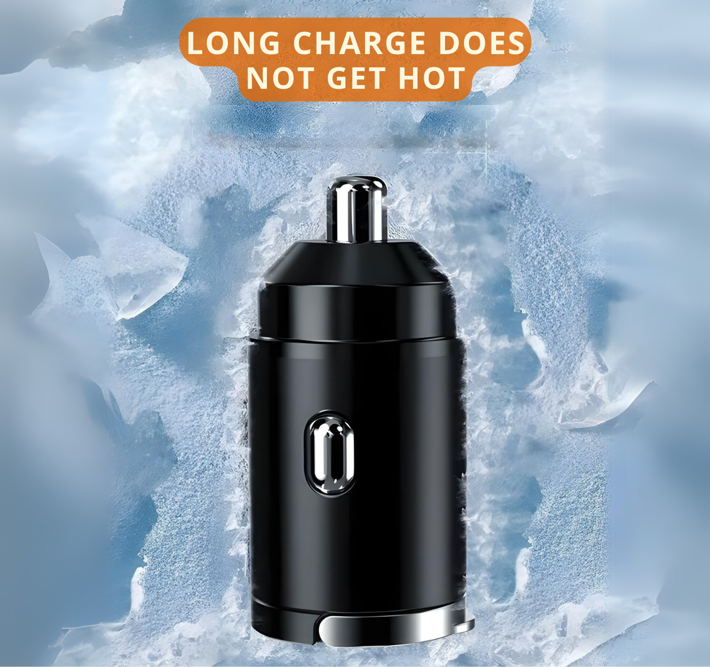 100W PD & QC 3.0 Dual-Port Fast Car Charger | USB-C & USB-A Metal Adapter with Easy Pull Ring | Quick Charge
