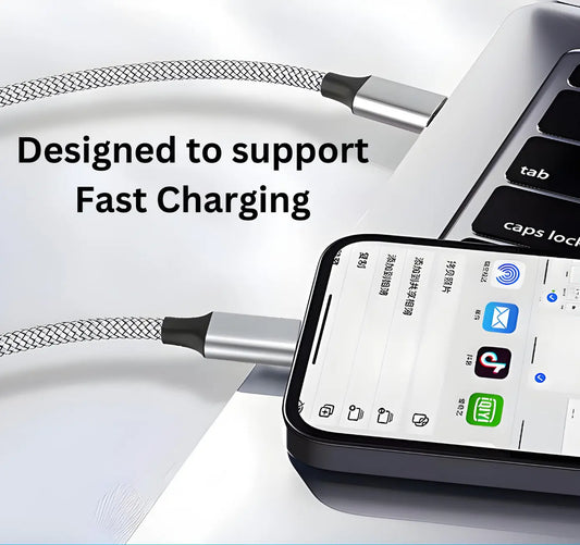 Lightning To USB C Cable - 2 Metre (30W) Turbo Cables