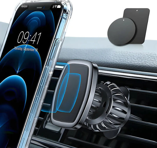 Magnetic Phone Holder Vent Mount - Hook Fit Turbo Cables