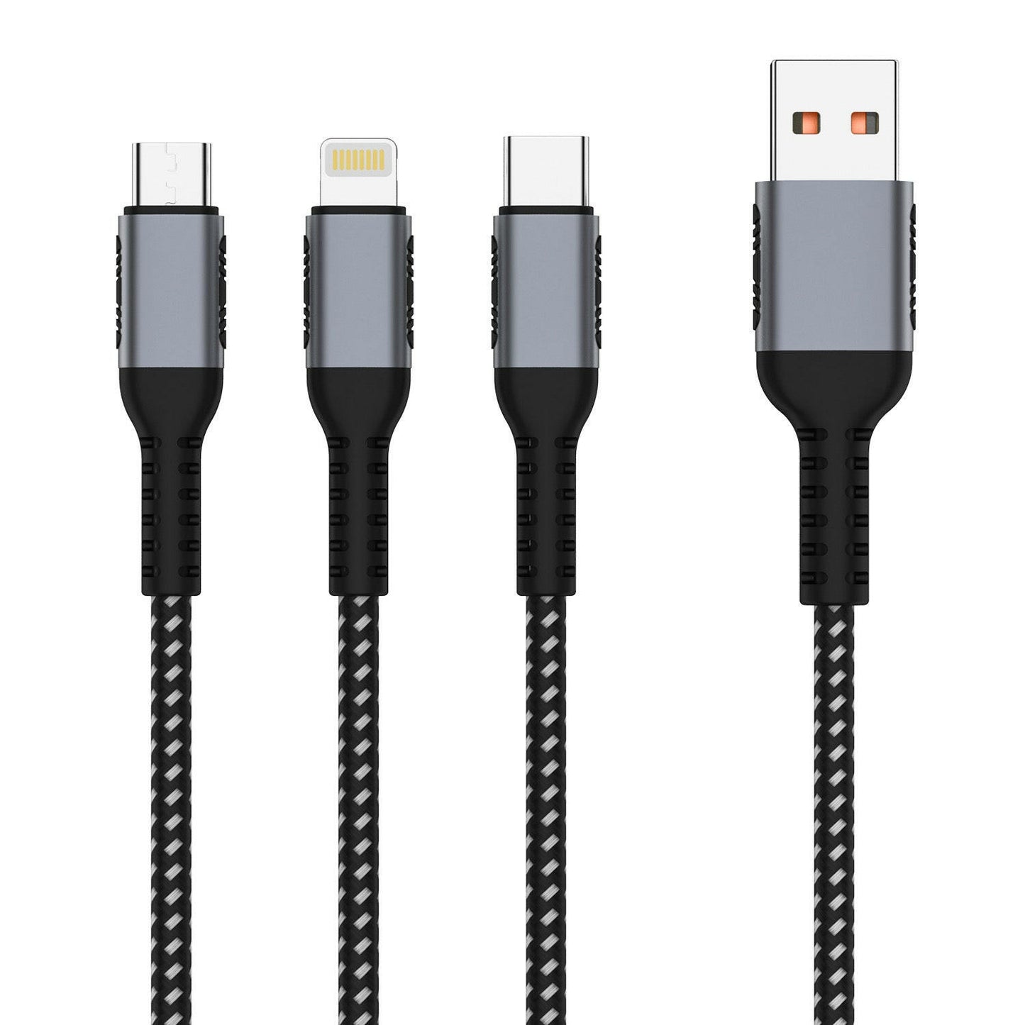 3-IN-1 Multi-Head USB Charging Cable