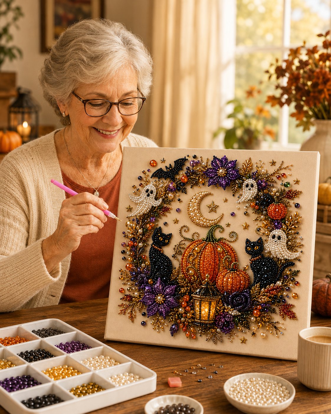 Turbo Cables – Halloween Pearl Canvas