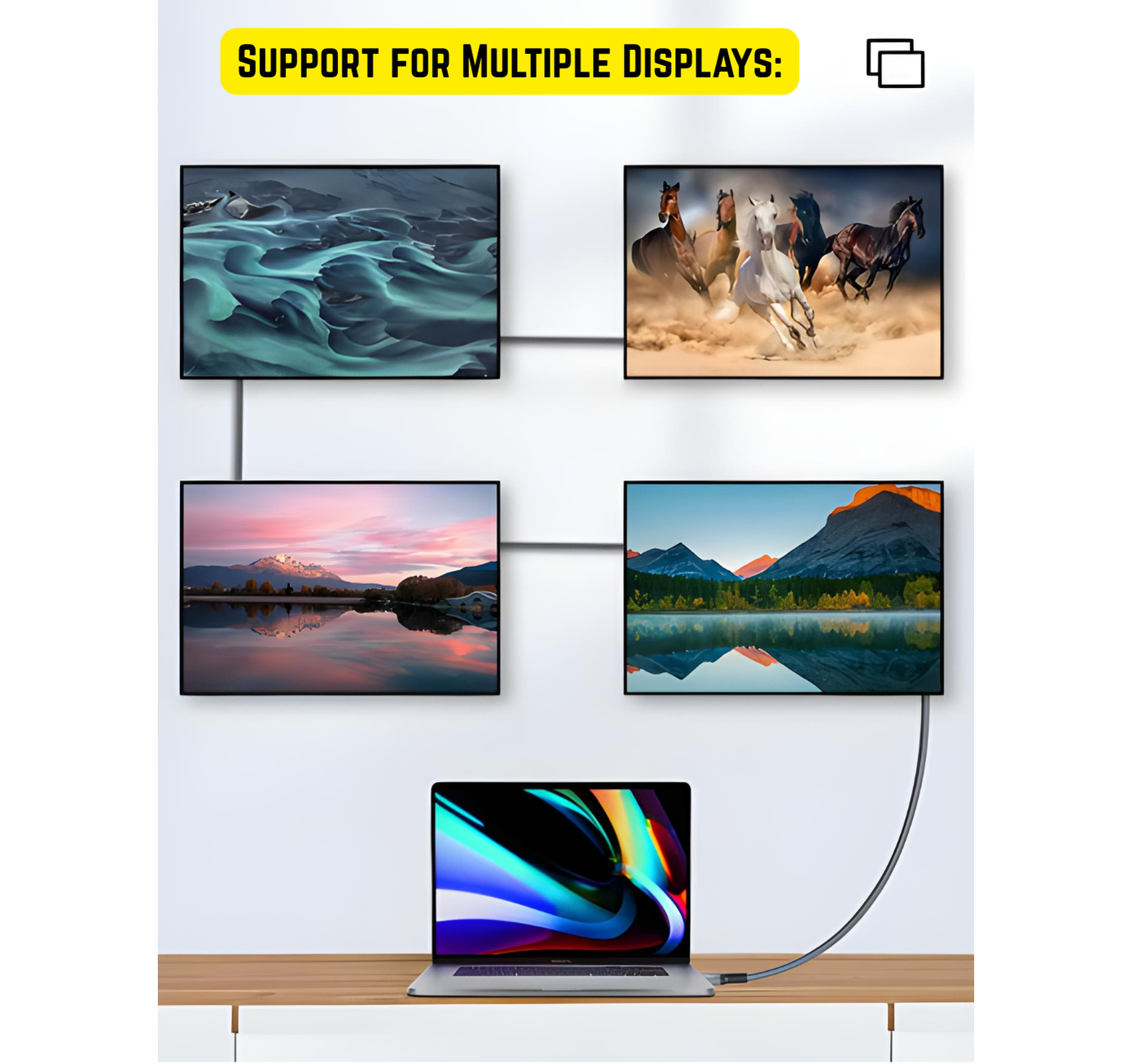USB-C to USB-C Thunderbolt 4 240W Cable (1 Mtr)