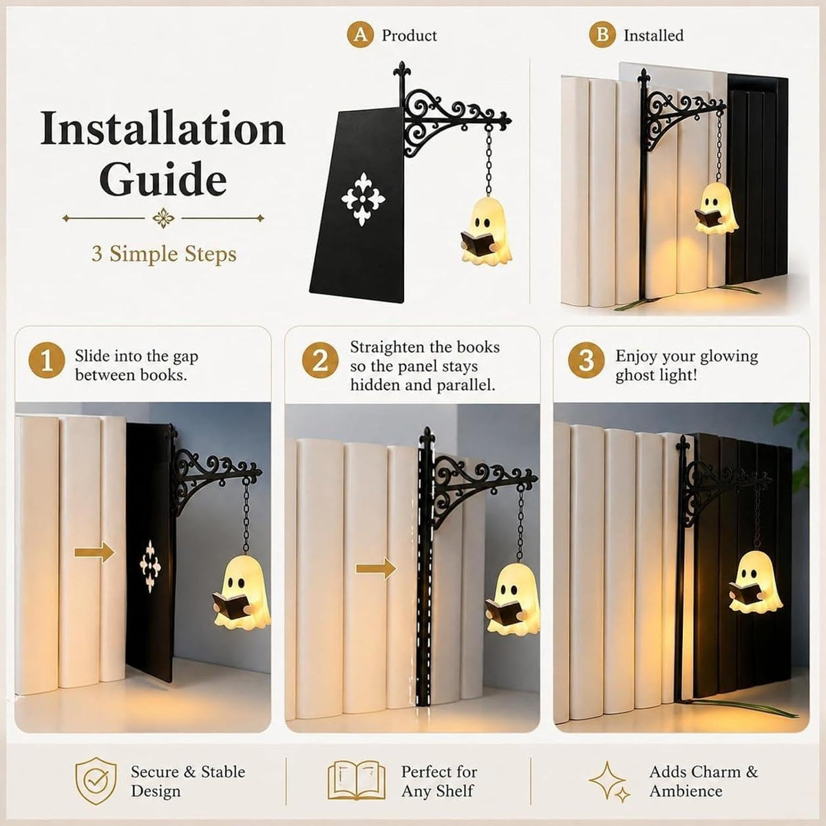 Turbo Cables – Cozy Halloween Bookshelf Lantern