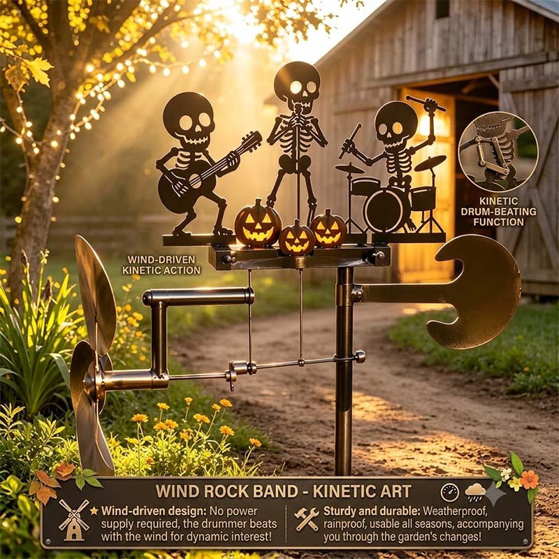 Turbo Cables – Handmade Kinetic Skeleton Wind Spinner