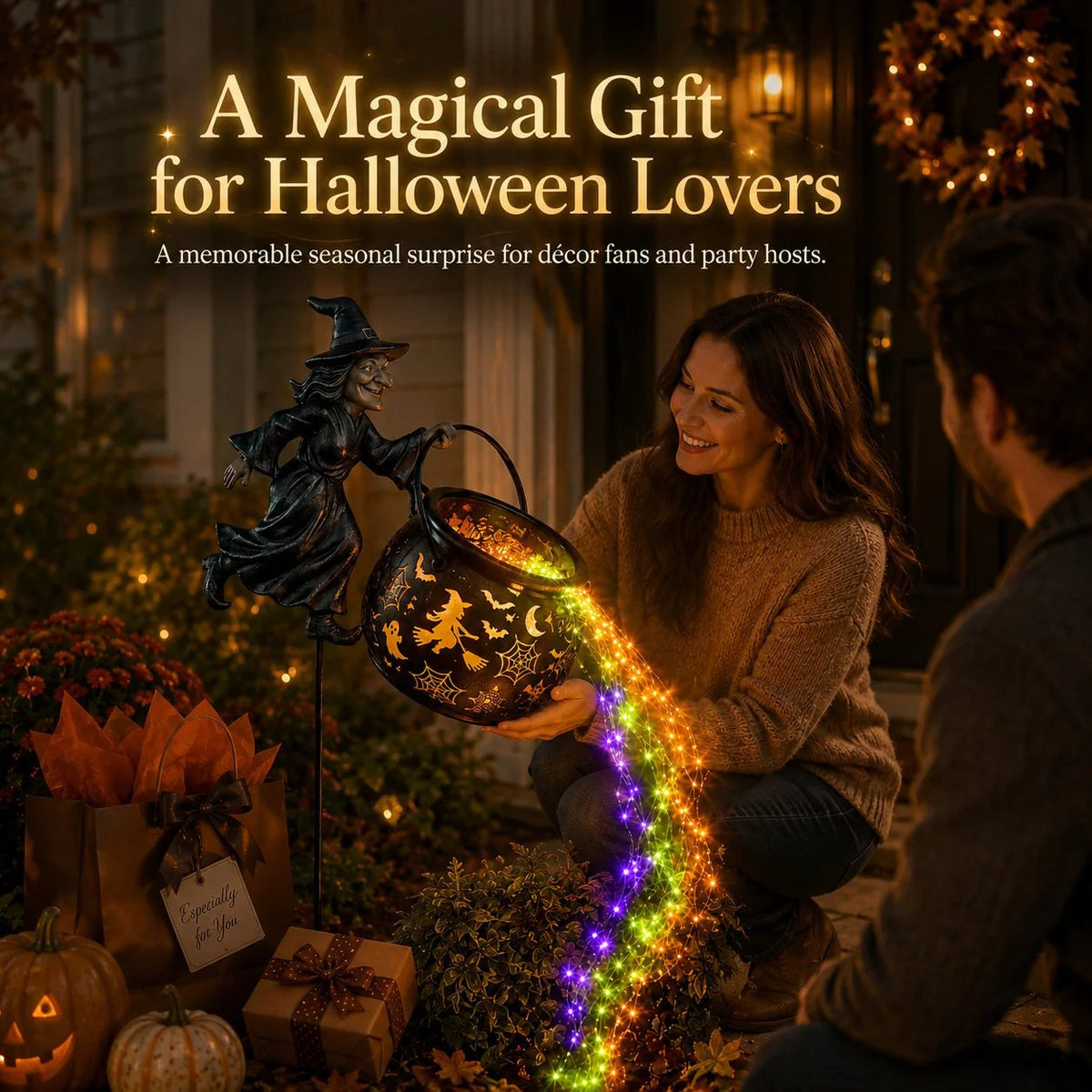 Turbo Cables – Halloween Witch Garden Light