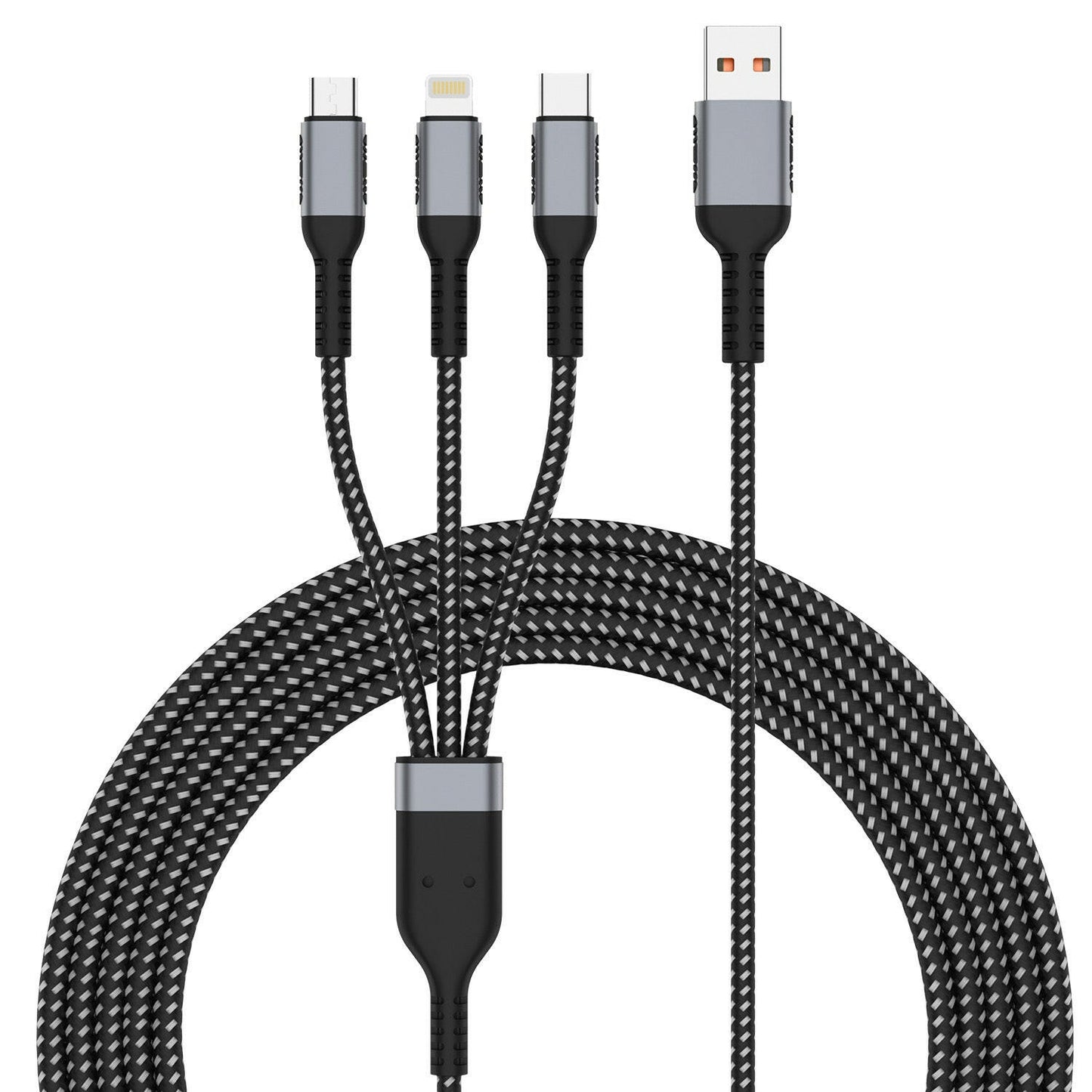 3-IN-1 Multi-Head USB Charging Cable