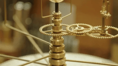Turbo Cables – Celestial Brass | Solar System Orrery with Manual Rotation | Elegant Desktop Model for Educational Display