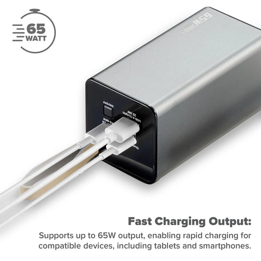 Maplin 30,000mAh USB-A / USB-C PD 65W Power Bank Maplin