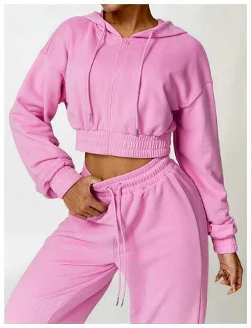 Women's Pink Tracksuit Turbo Cables