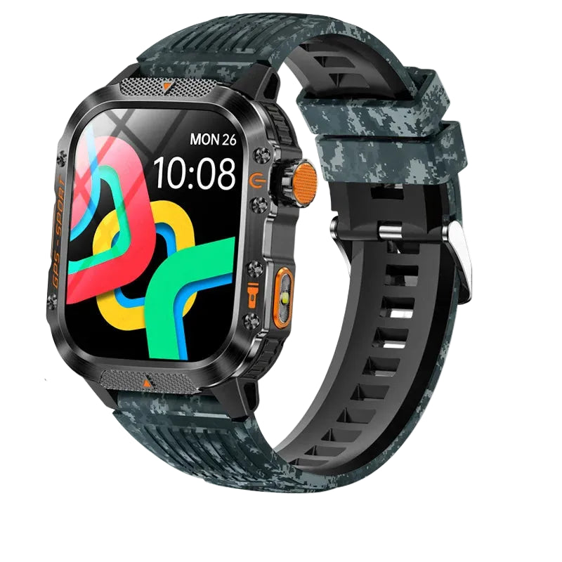 Turbo Cables – X2 Pro | Rugged GPS Smartwatch with 100+ Sports Modes | Multi-Satellite Navigation for Active Lifestyles