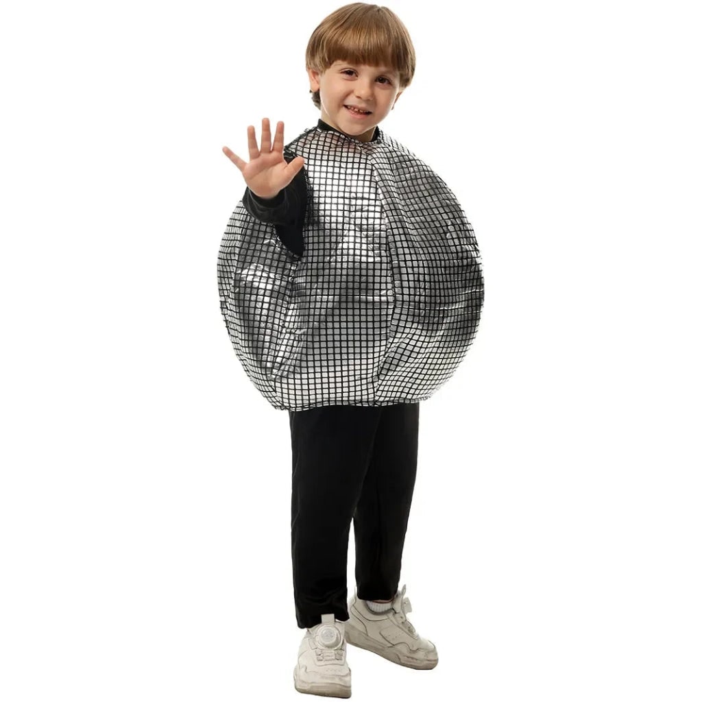 Turbo Cables – Star Performer | Kids Pop Star Dance Costume with Sparkling Design | Perfect for Halloween and Stage Events