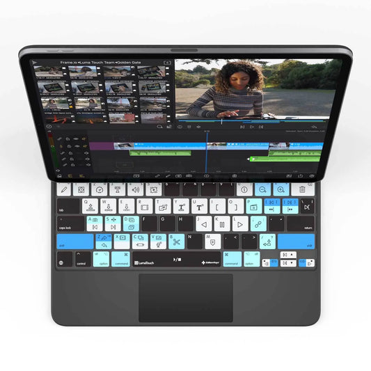 LumaFusion Keyboard Cover for iPad Magic Case Editors Keys