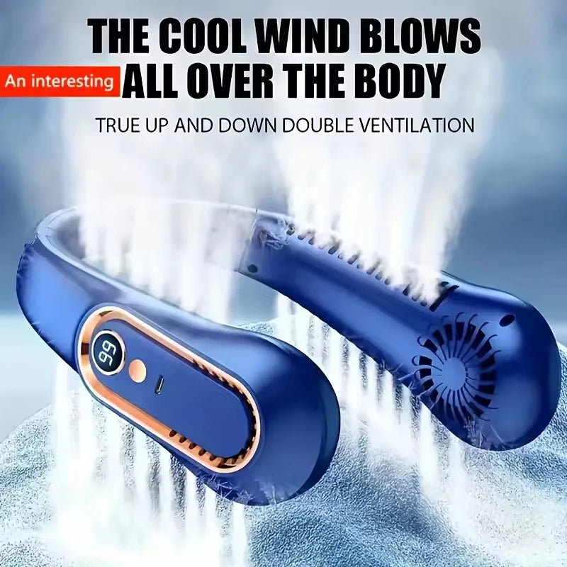 TurboAir™ Digital Bladeless Neck Fan with LED Display