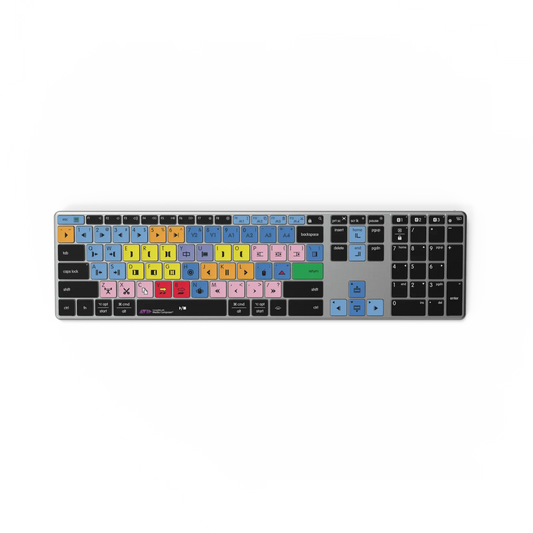 NEW Media Composer Keyboard | Backlit & Wireless | Mac and PC Editors Keys