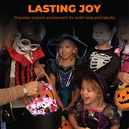 Turbo Cables – Halloween Glow Rings Party Pack - 50 Pcs