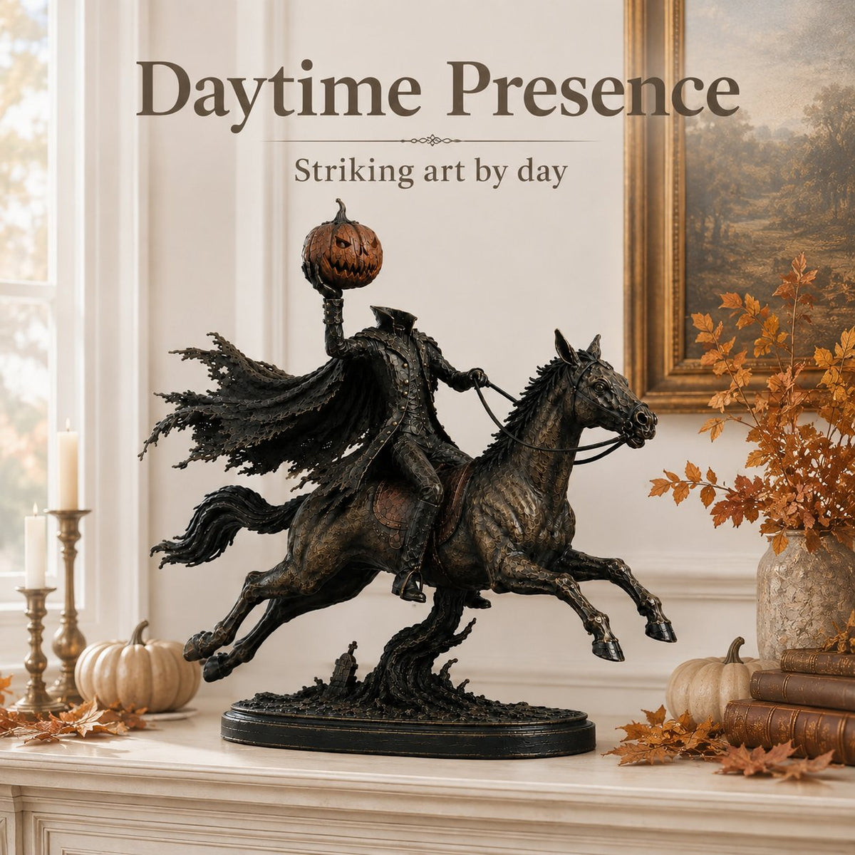 Turbo Cables – Headless Horseman Halloween Statue
