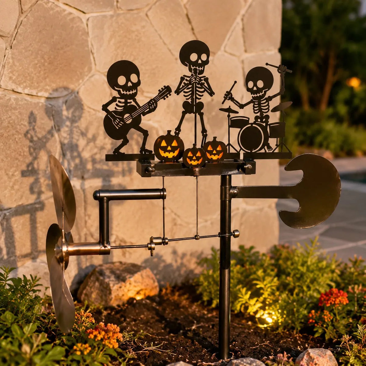 Turbo Cables – Handmade Kinetic Skeleton Wind Spinner