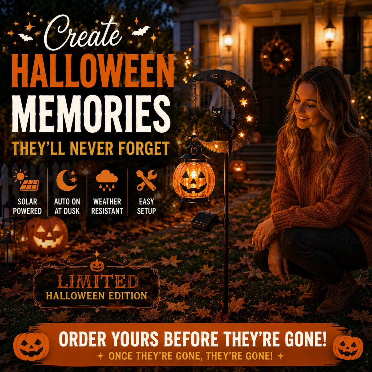 Turbo Cables – Solar Halloween Garden Light