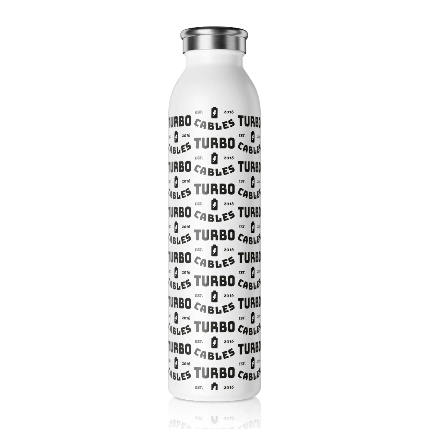 Slim Stainless Steel Water Bottle Printify