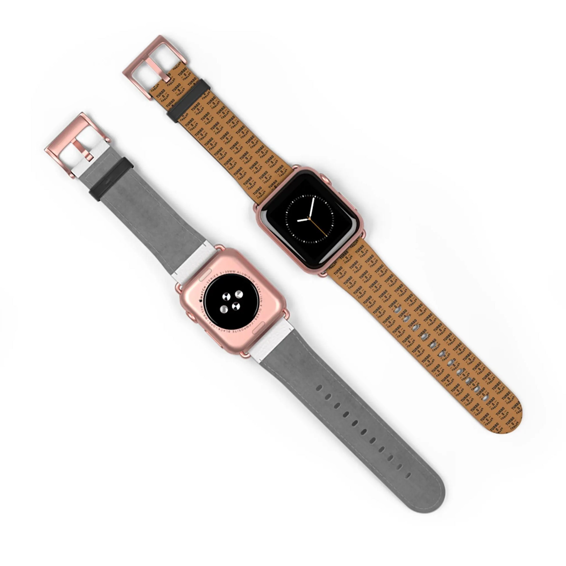 Stylish Apple Watch Band - Trendy Brown Design Printify