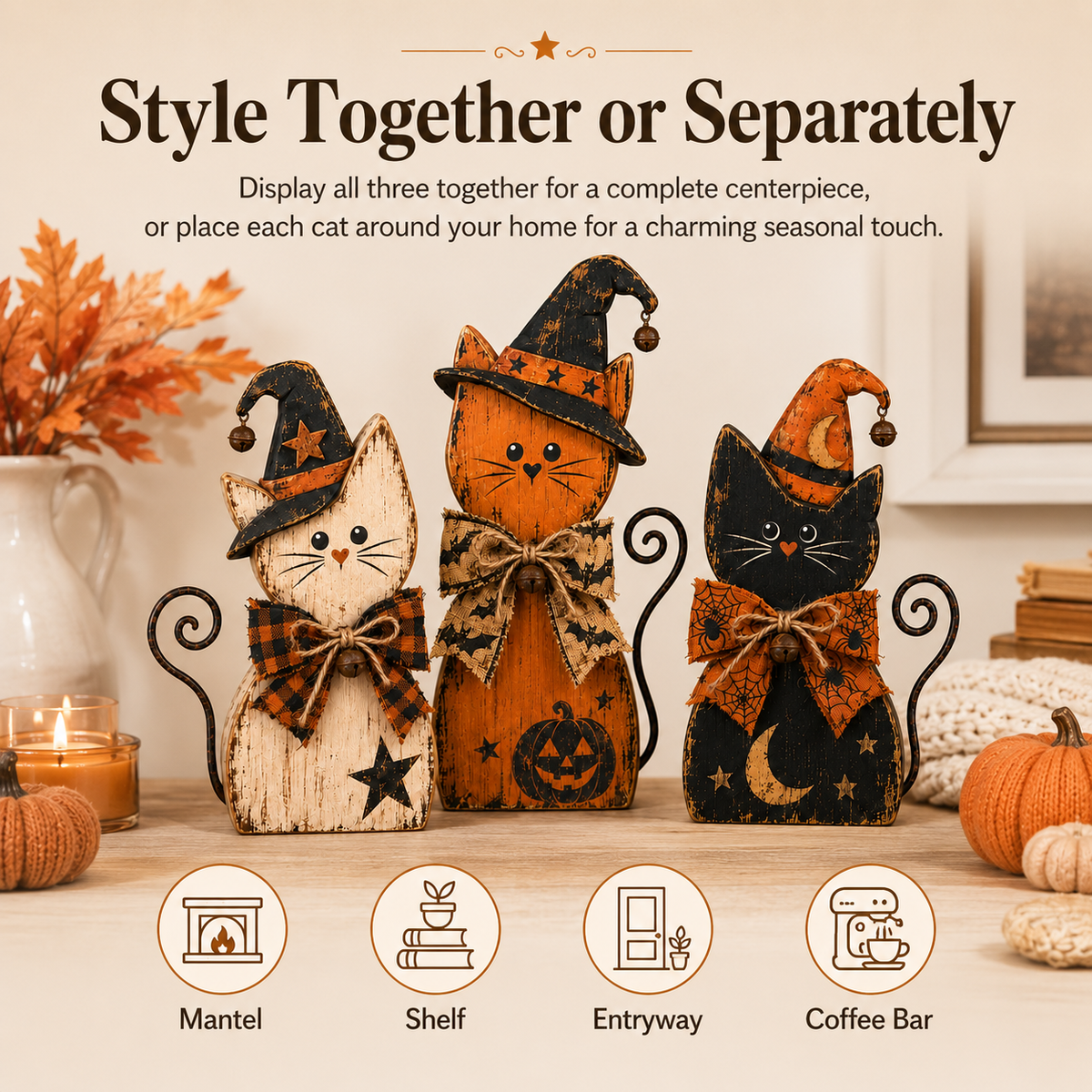 Turbo Cables – Retro Halloween Tabletop Decor Collection