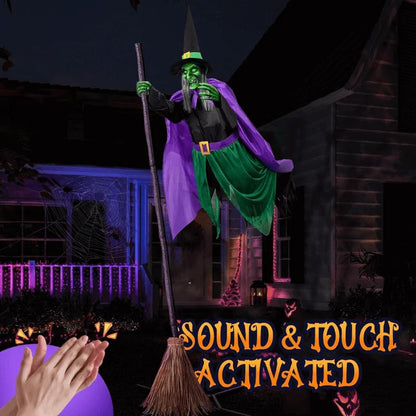 Turbo Cables – Flying Broom Halloween Decor