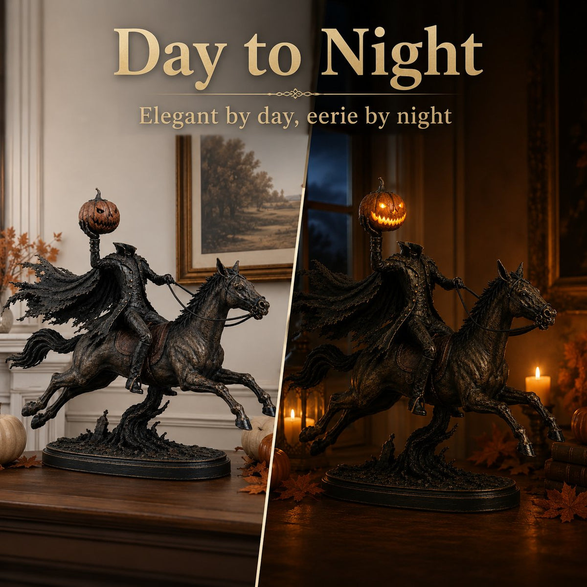 Turbo Cables – Headless Horseman Halloween Statue