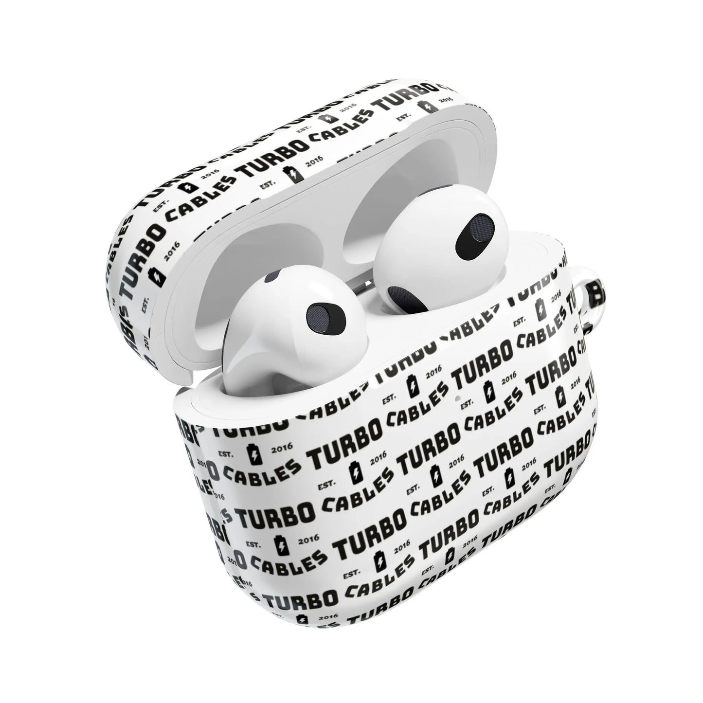 Turbo Cables AirPod Case - Stylish Protection for Your Earbuds Printify