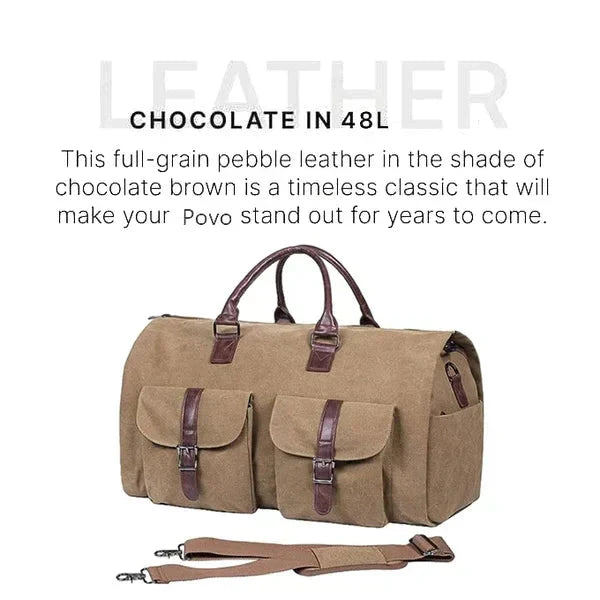 Stylish 3-in-1 Convertible Duffle Bag Turbo Cables