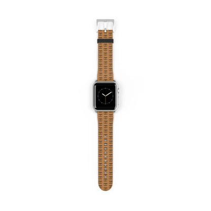 Stylish Apple Watch Band - Trendy Brown Design Printify