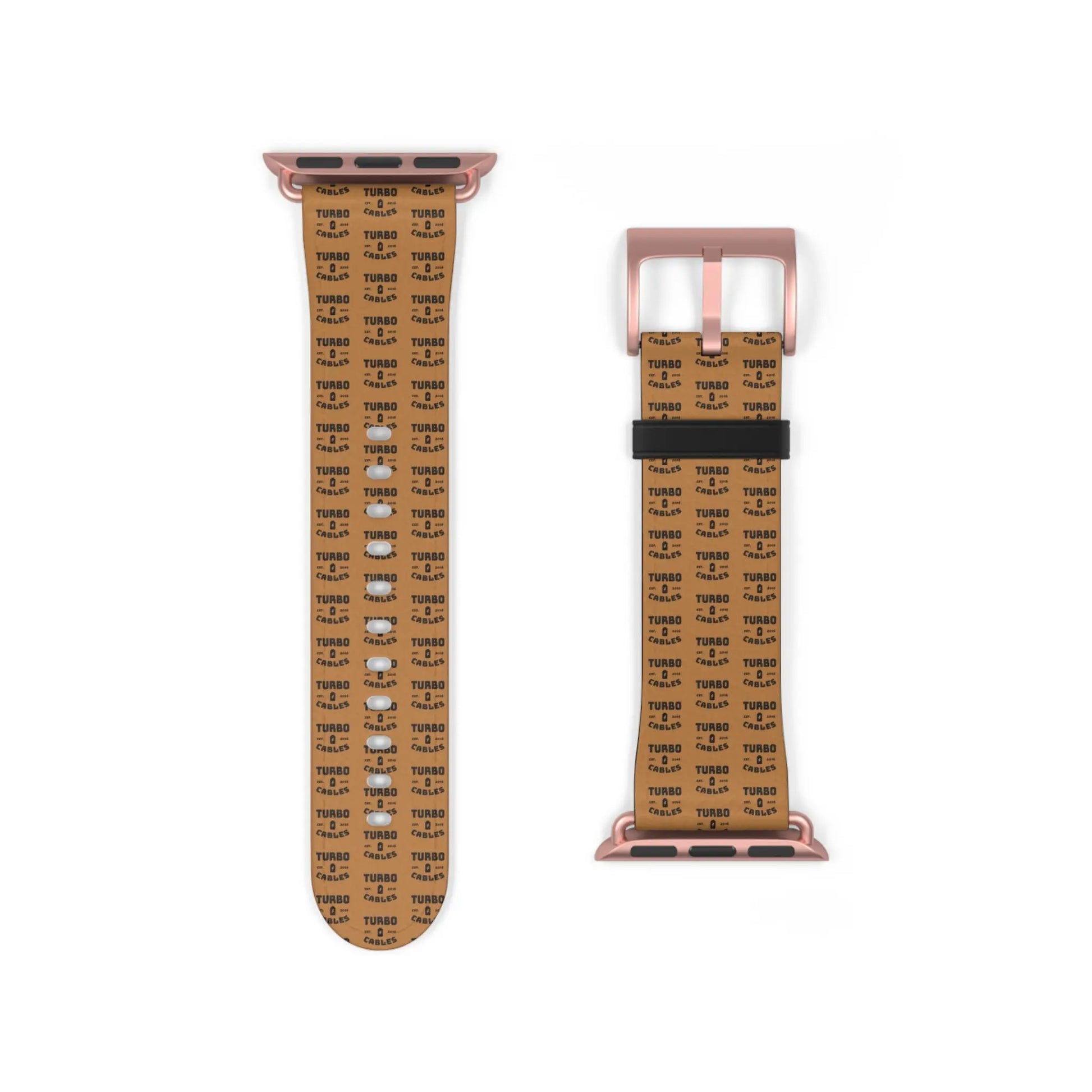 Stylish Apple Watch Band - Trendy Brown Design Printify