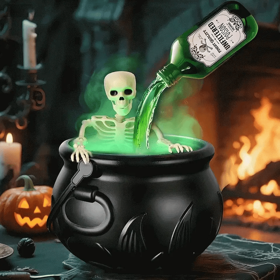 Turbo Cables – Halloween Witch Cauldron Decoration