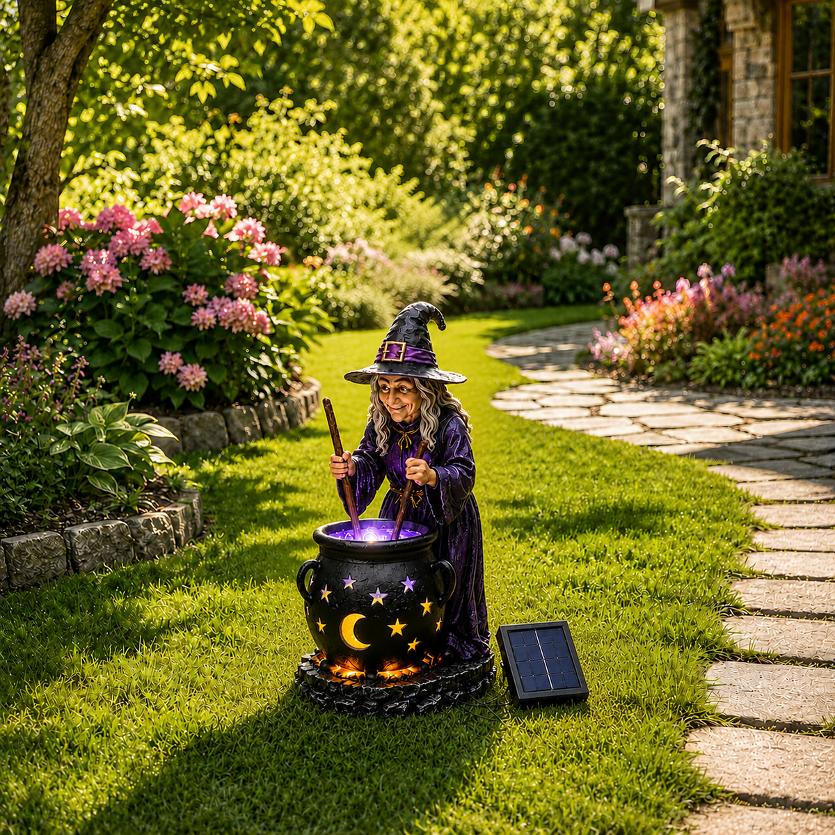 Turbo Cables – Outdoor Magical Cauldron Garden Light