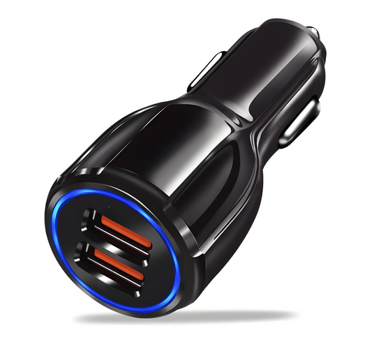 Car Charger Double USB - 12V (QC 3.0)