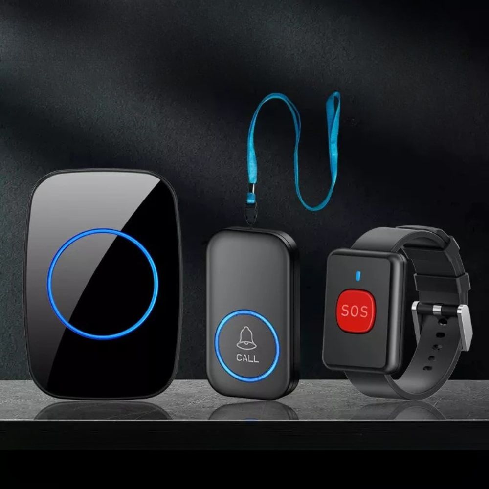 Turbo Wireless Elderly Call Button Pager Watch