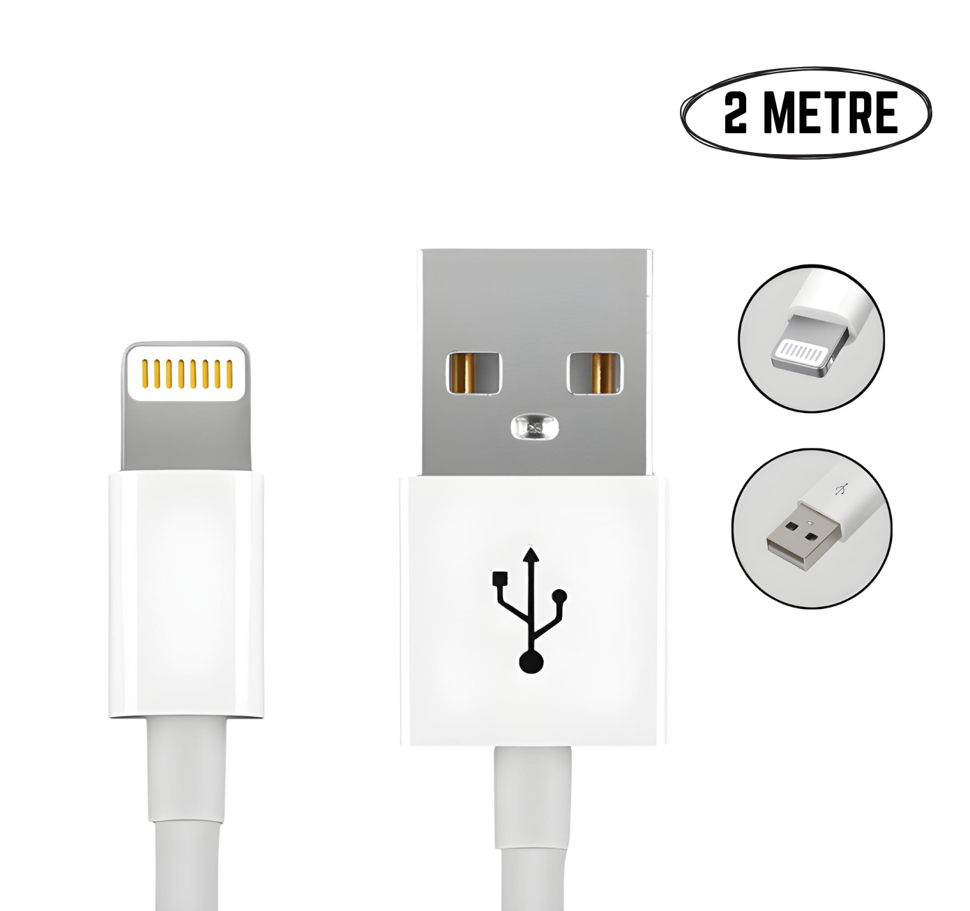 Lightning USB Cable - 2 Metre