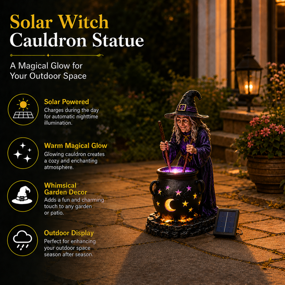 Turbo Cables – Outdoor Magical Cauldron Garden Light