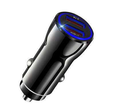Dual USB Car Charger | 12V Sleek Fit Adapter with 3.1A Fast Charge