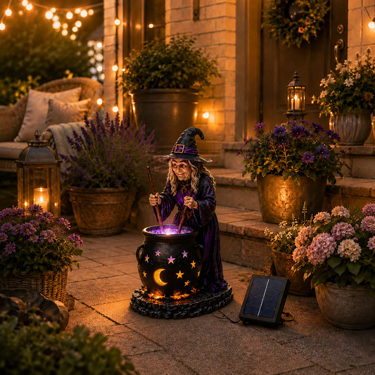 Turbo Cables – Outdoor Magical Cauldron Garden Light