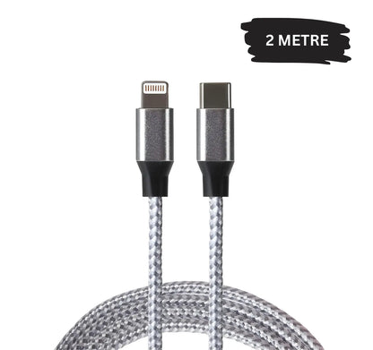 Lightning To USB C Cable - 2 Metre (30W) Turbo Cables