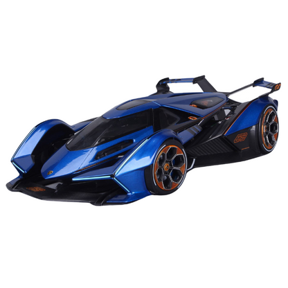 Turbo Cables – Lamborghini V12 Vision Gran Turismo Diecast Model Car 1:18 Scale with Alloy Construction | High-Detail Collector's Item for Car Enthusiasts