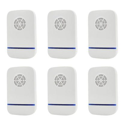 Turbo 6-Pack Ultrasonic Rodent Repellent Plug-In – Wide Coverage Mice & Pest Deterrent