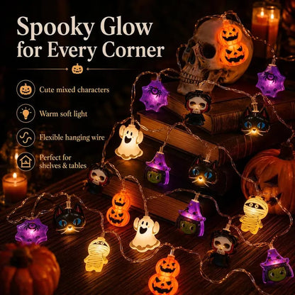 Turbo Cables – Pumpkin LED String Lights