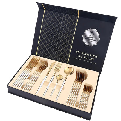 Turbo 24 pieces Stainless Steel Flatware