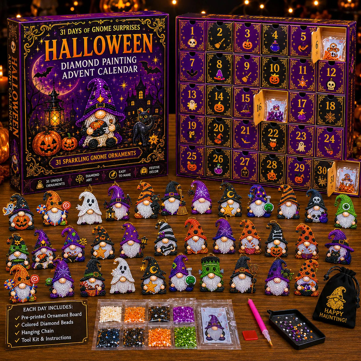 Turbo Cables – Halloween Diamond Art Surprise Calendar