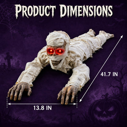 Turbo Cables – Glowing Red Eyes Crawling Horror Mummy