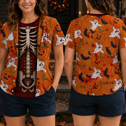Turbo Cables – Premium Personalised Halloween Skeleton Tee