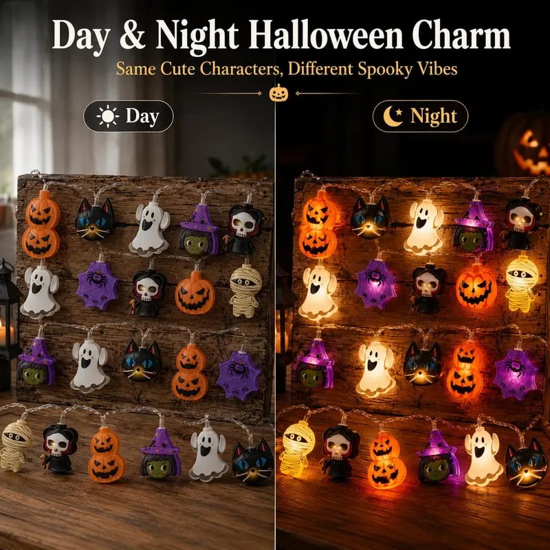Turbo Cables – Pumpkin LED String Lights